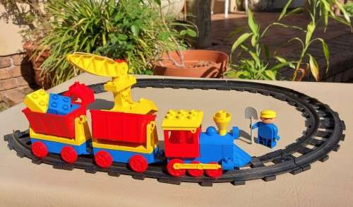 Vintage duplo train set sale